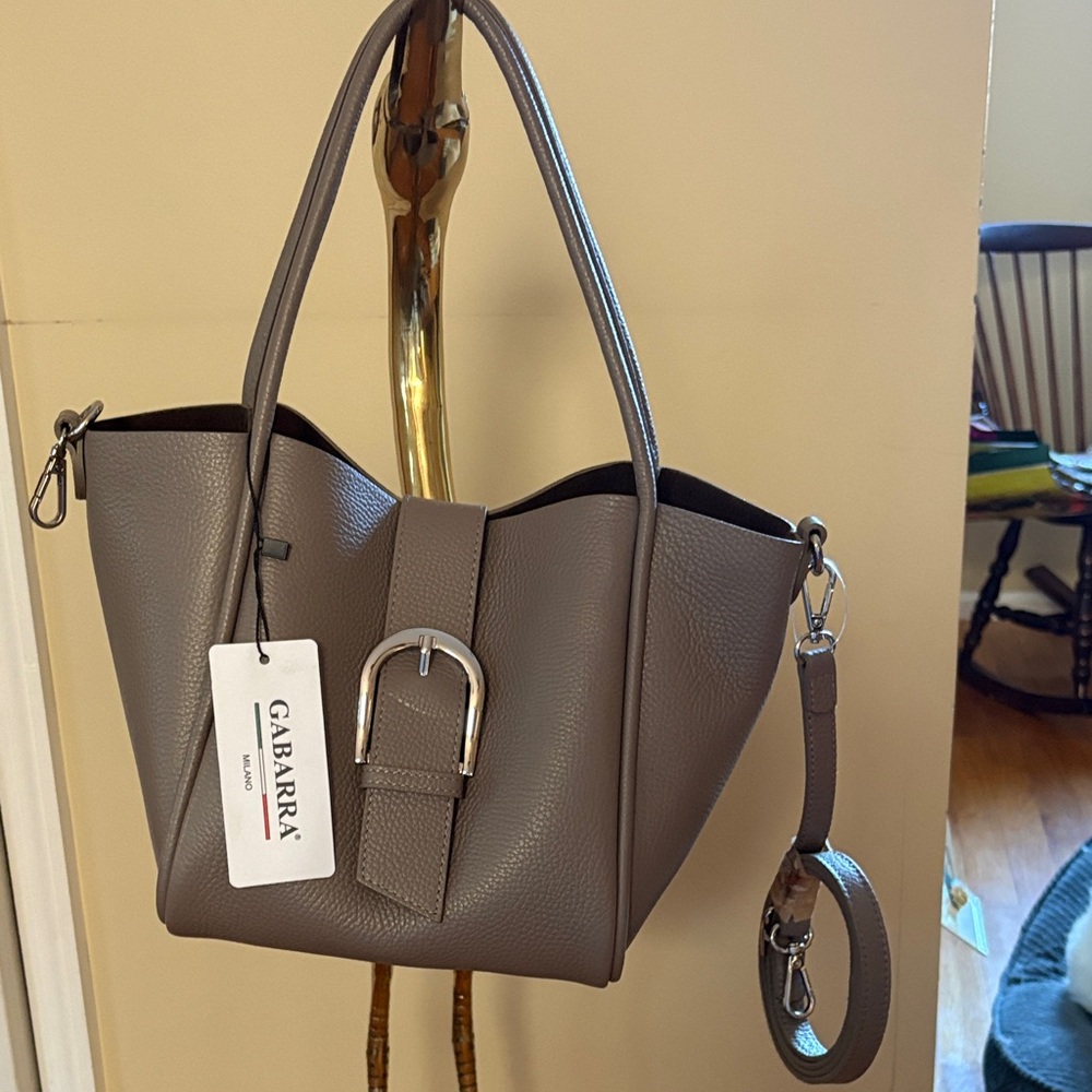 Gabarra Milano purse Made in Italy leather purse NWT attached wallet crossbody